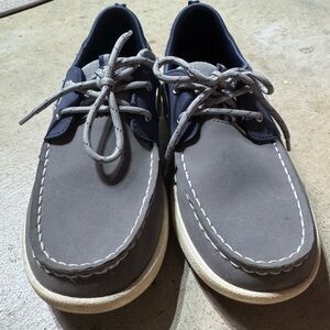 Sperry Gray Dress Shoes with Classic Moccasin Design